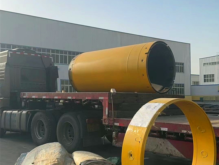 Double wall casing tube for Bauer drilling rig